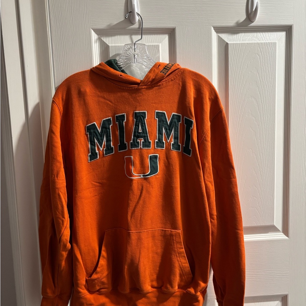 Stadium Athletics Orange Sweatshirt Miami Style
